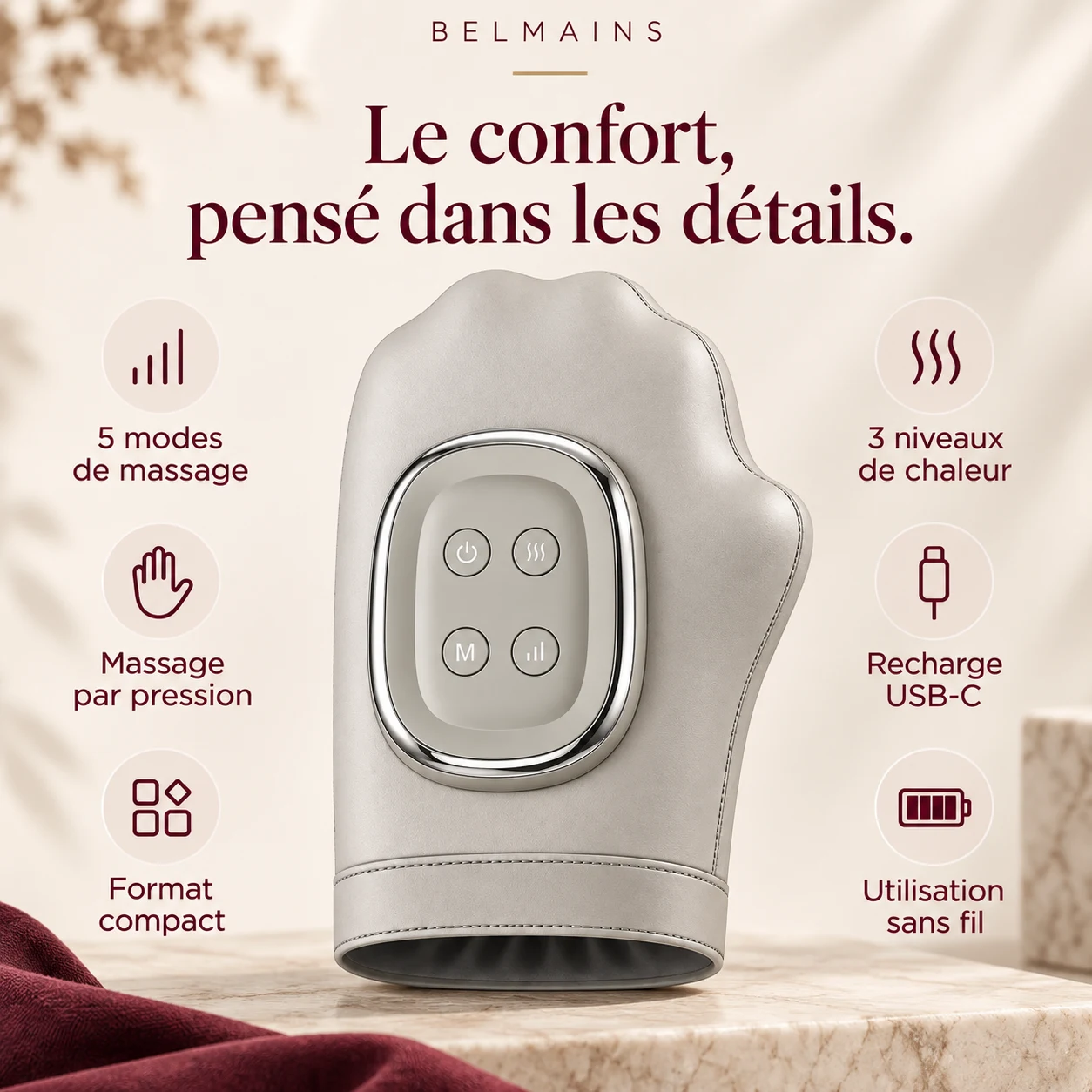 Le confort, pensé dans les détails.